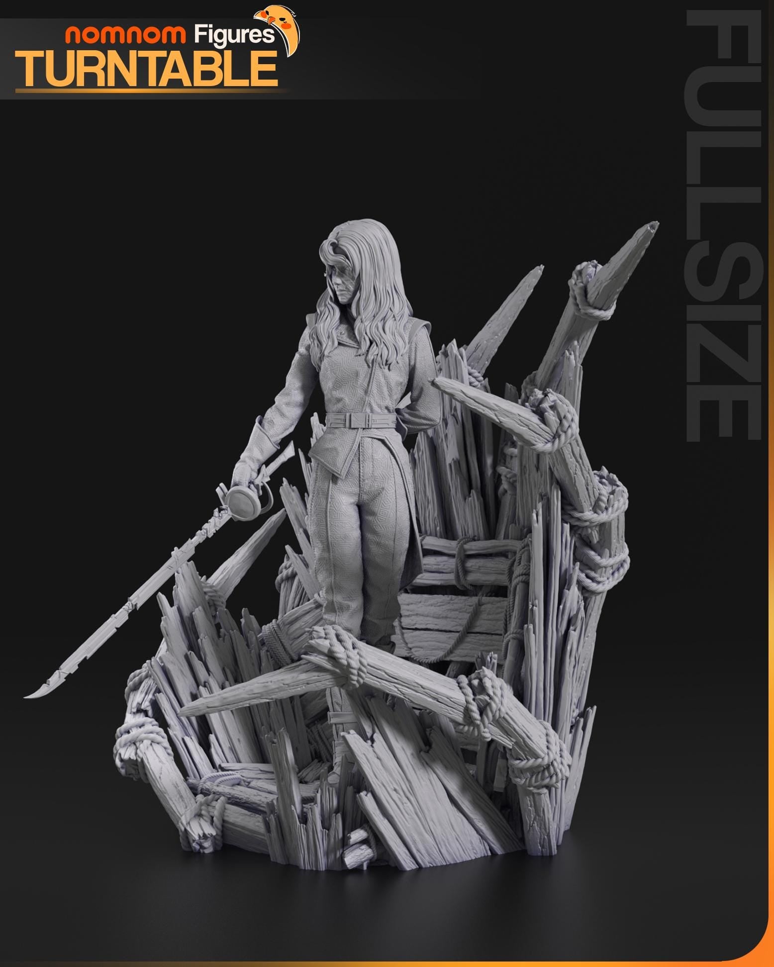 Alicia Statue 3D Printed | Gift For Gamer | Resin Figure | Hand Painted