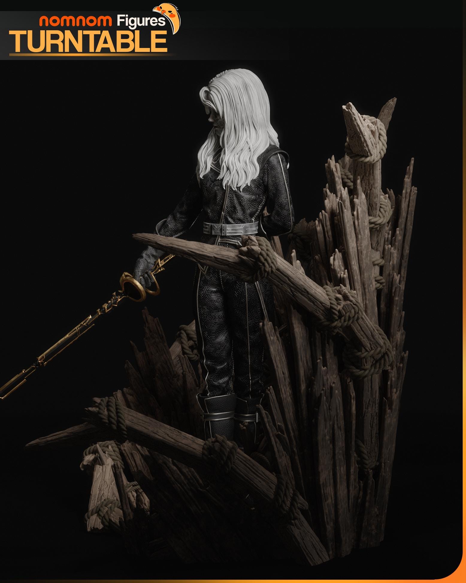 Alicia Statue 3D Printed | Gift For Gamer | Resin Figure | Hand Painted