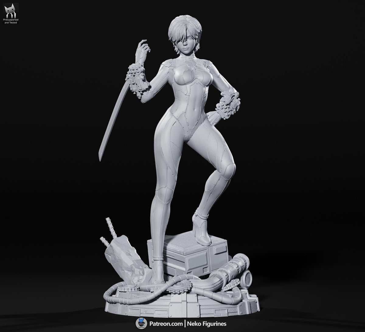 Evie Statue 3D Printed | Gift For Gamer | Resin Figure | Hand Painted