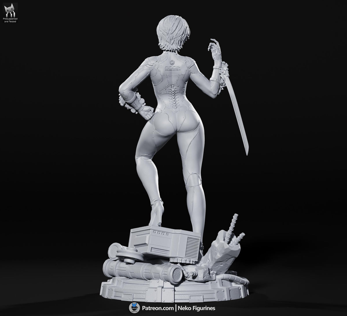 Evie Statue 3D Printed | Gift For Gamer | Resin Figure | Hand Painted