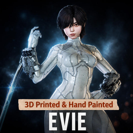 Evie Statue 3D Printed | Gift For Gamer | Resin Figure | Hand Painted