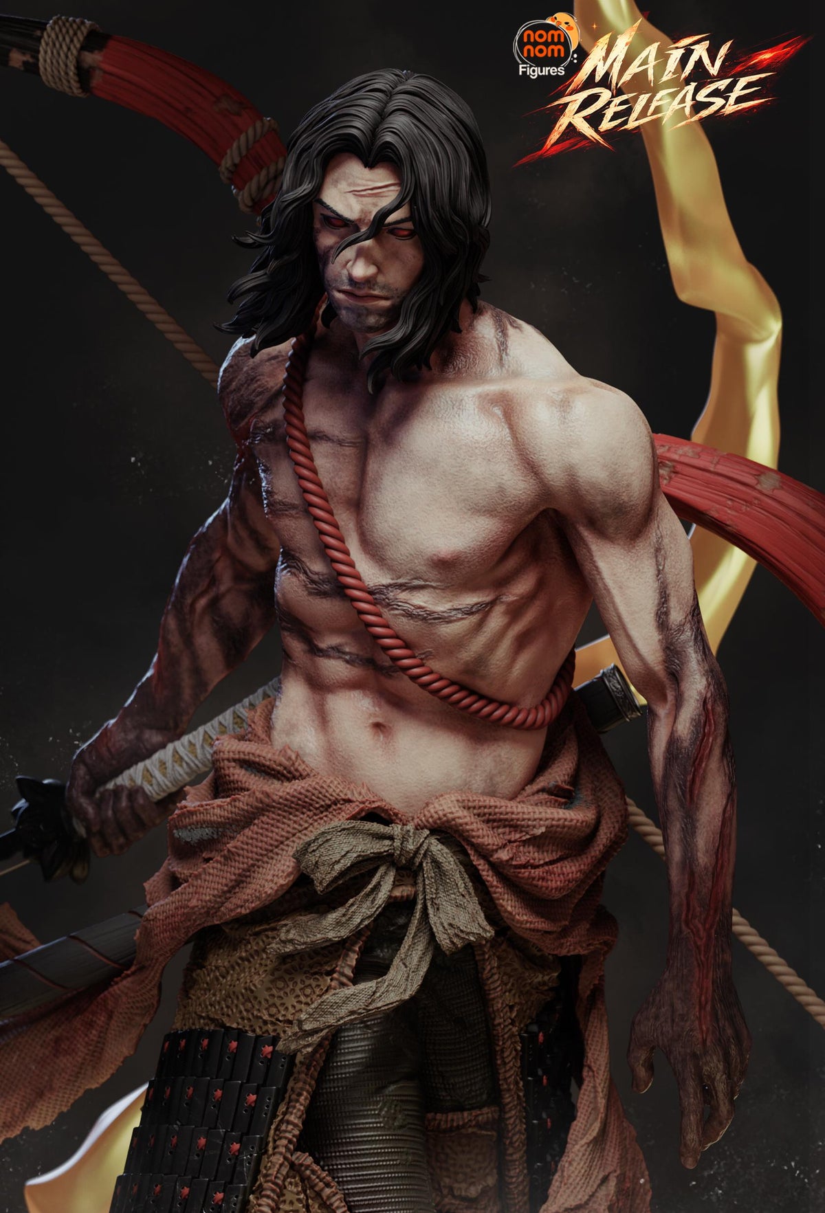 Ashina Statue 3D Printed | Gift For Gamer | Resin Figure | Hand Painted
