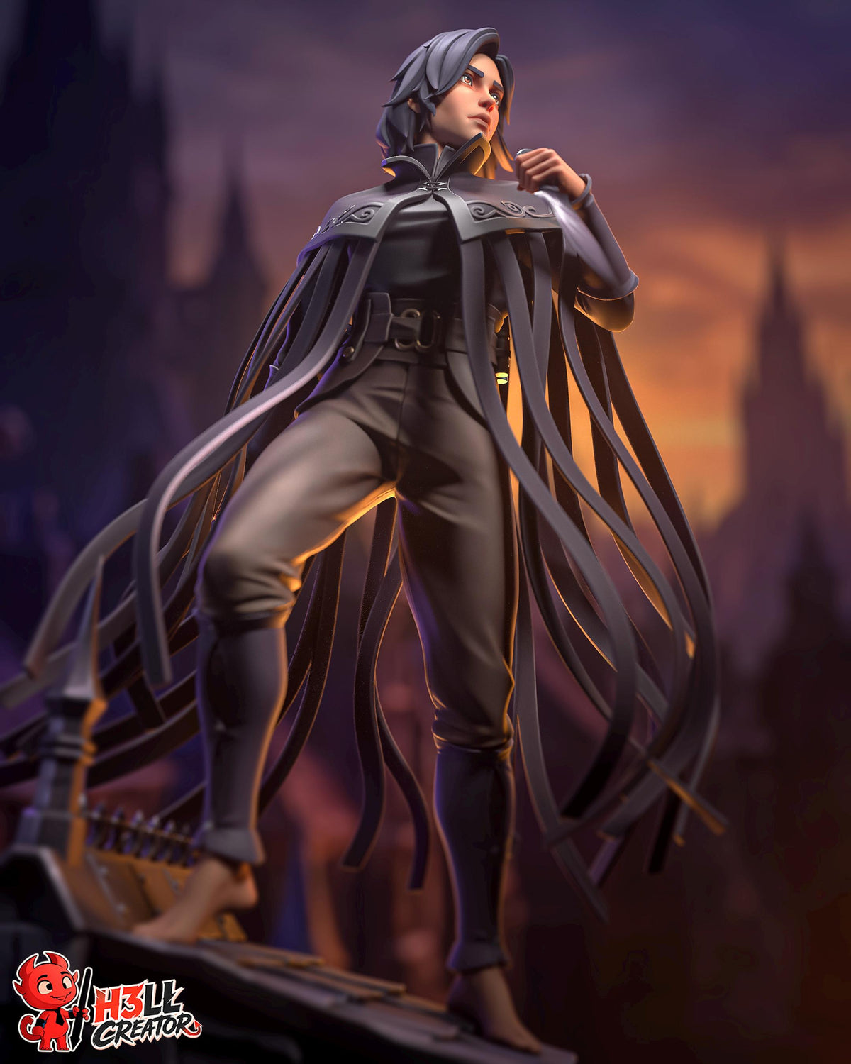 Vin Statue 3D Printed | Gift For Gamer | Resin Figure | Hand Painted