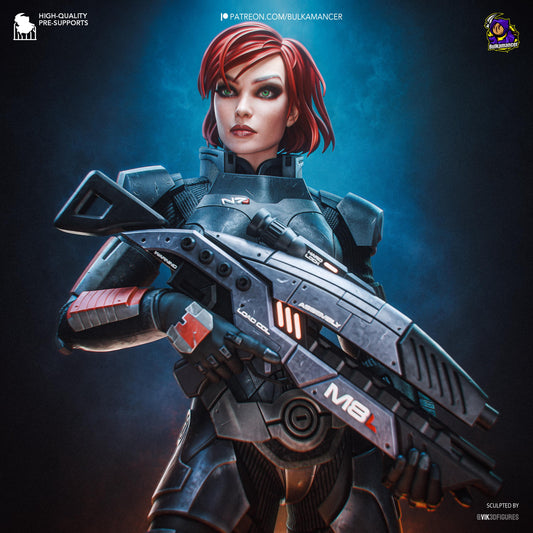 Jane Statue 3D Printed | Gift For Gamer | Resin Figure | Hand Painted
