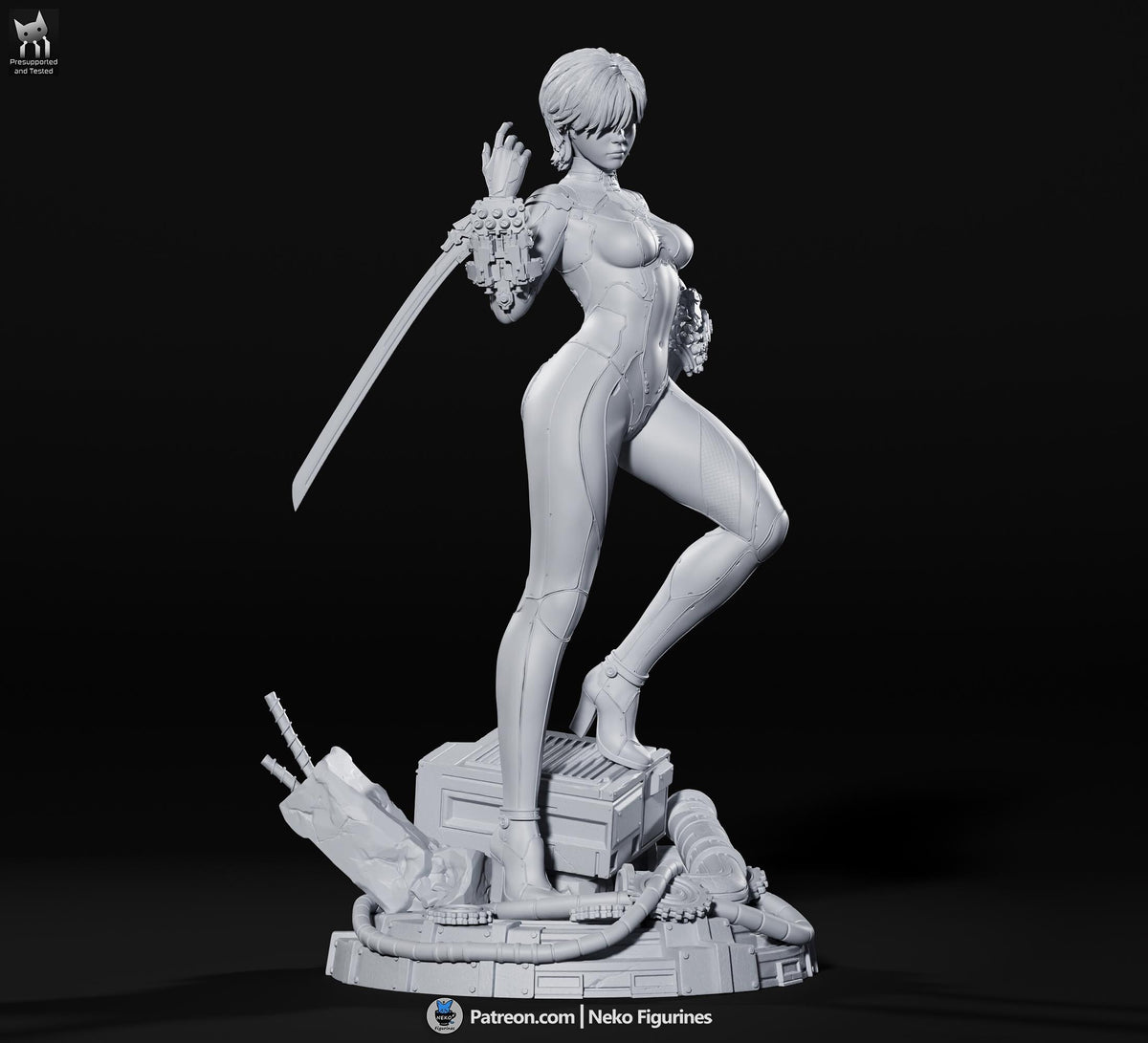 Evie Statue 3D Printed | Gift For Gamer | Resin Figure | Hand Painted