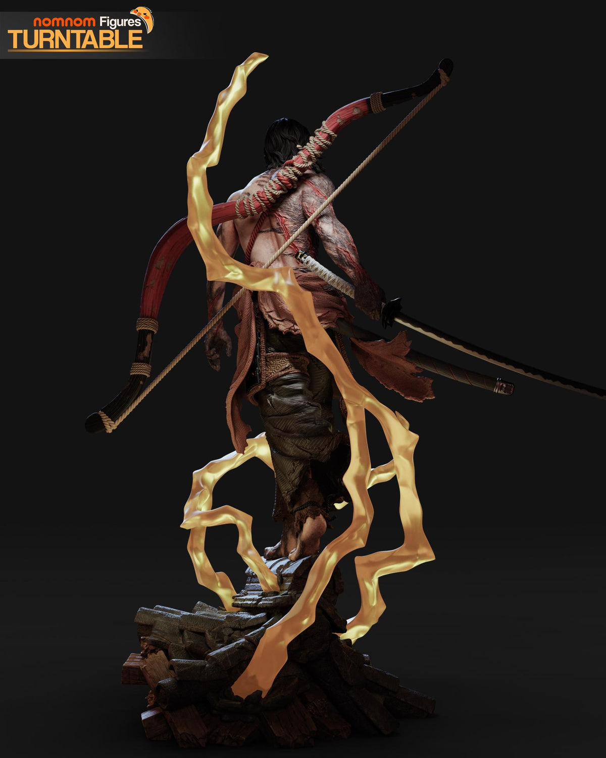 Ashina Statue 3D Printed | Gift For Gamer | Resin Figure | Hand Painted