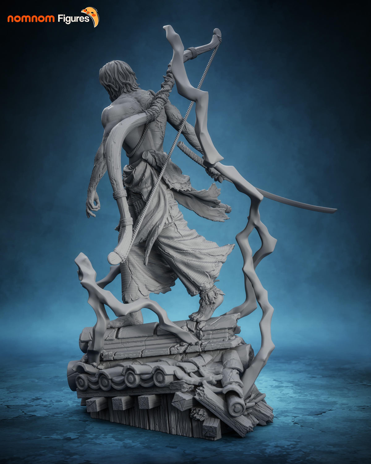 Ashina Statue 3D Printed | Gift For Gamer | Resin Figure | Hand Painted