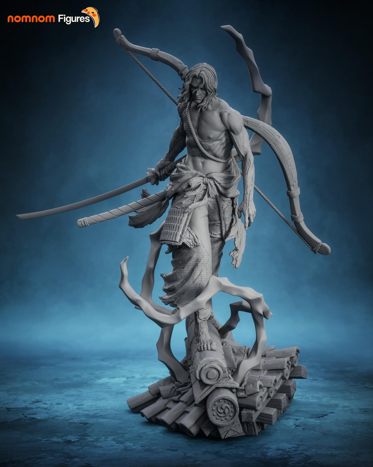Ashina Statue 3D Printed | Gift For Gamer | Resin Figure | Hand Painted