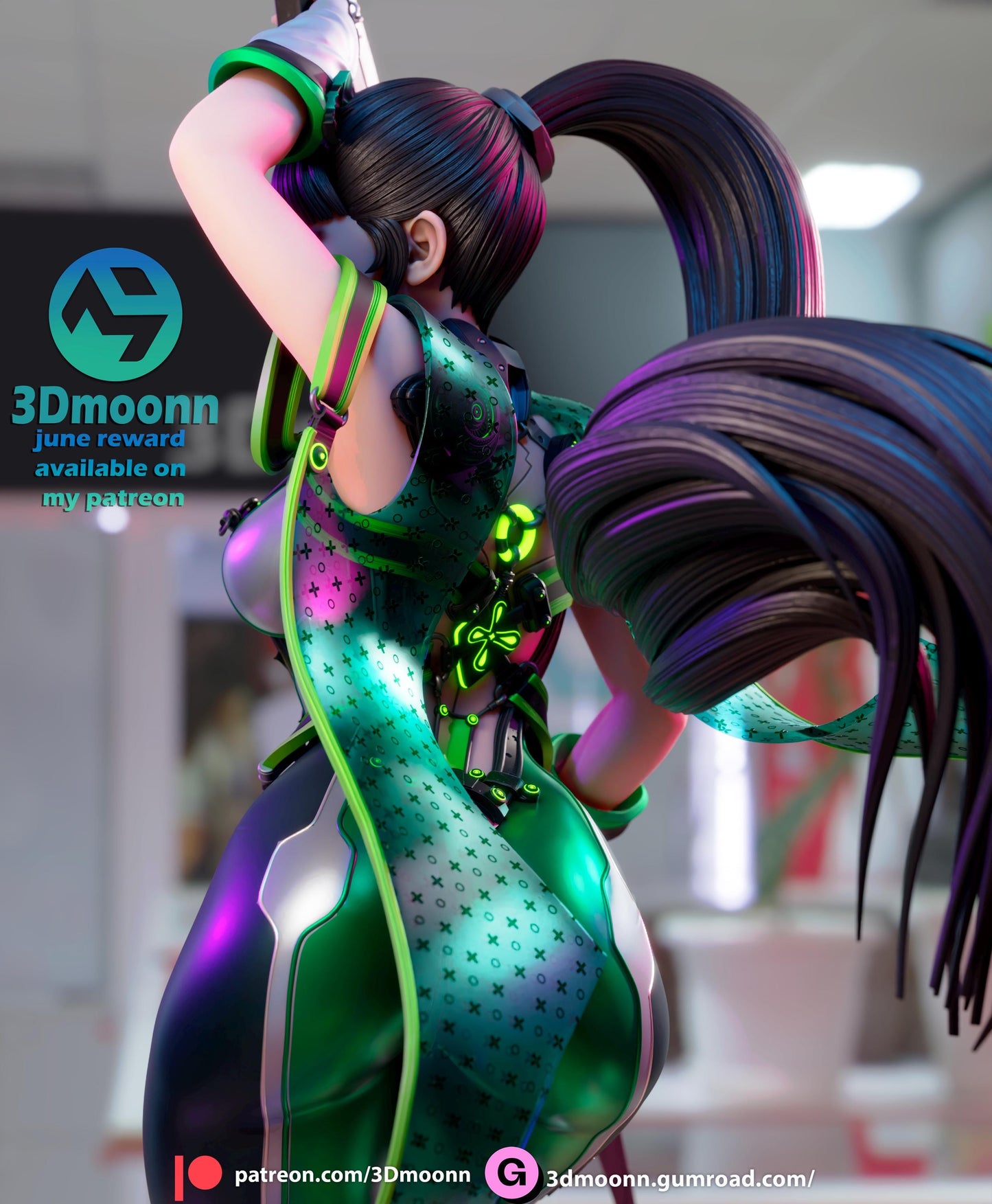 Eve Statue 3D Printed | Gift For Gamer | Resin Figure | Hand Painted