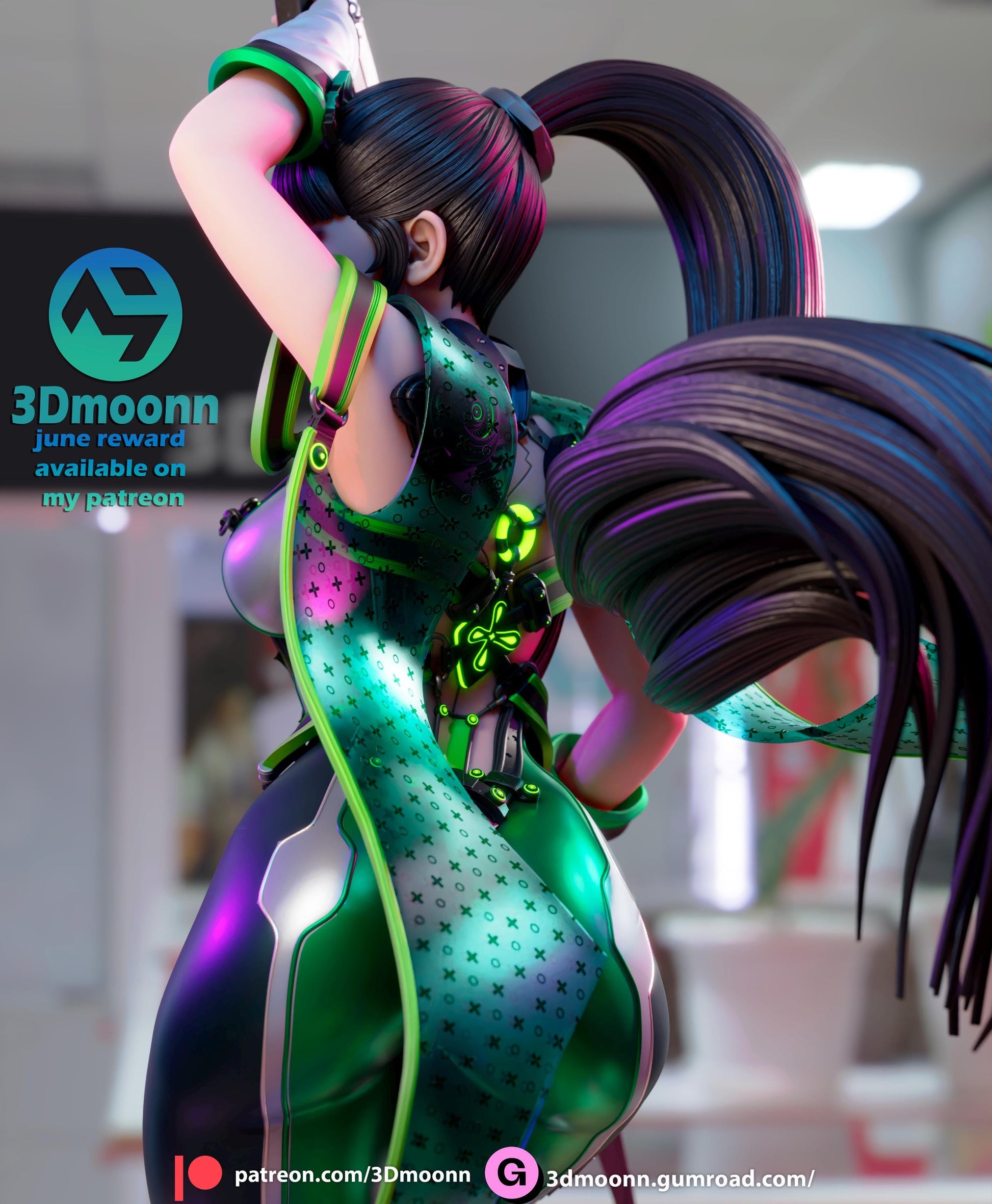 Eve Statue 3D Printed | Gift For Gamer | Resin Figure | Hand Painted