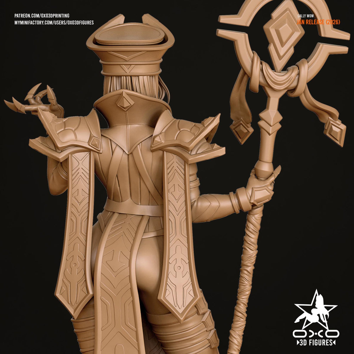 Sally Statue 3D Printed | Gift For Gamer | Resin Figure | Hand Painted
