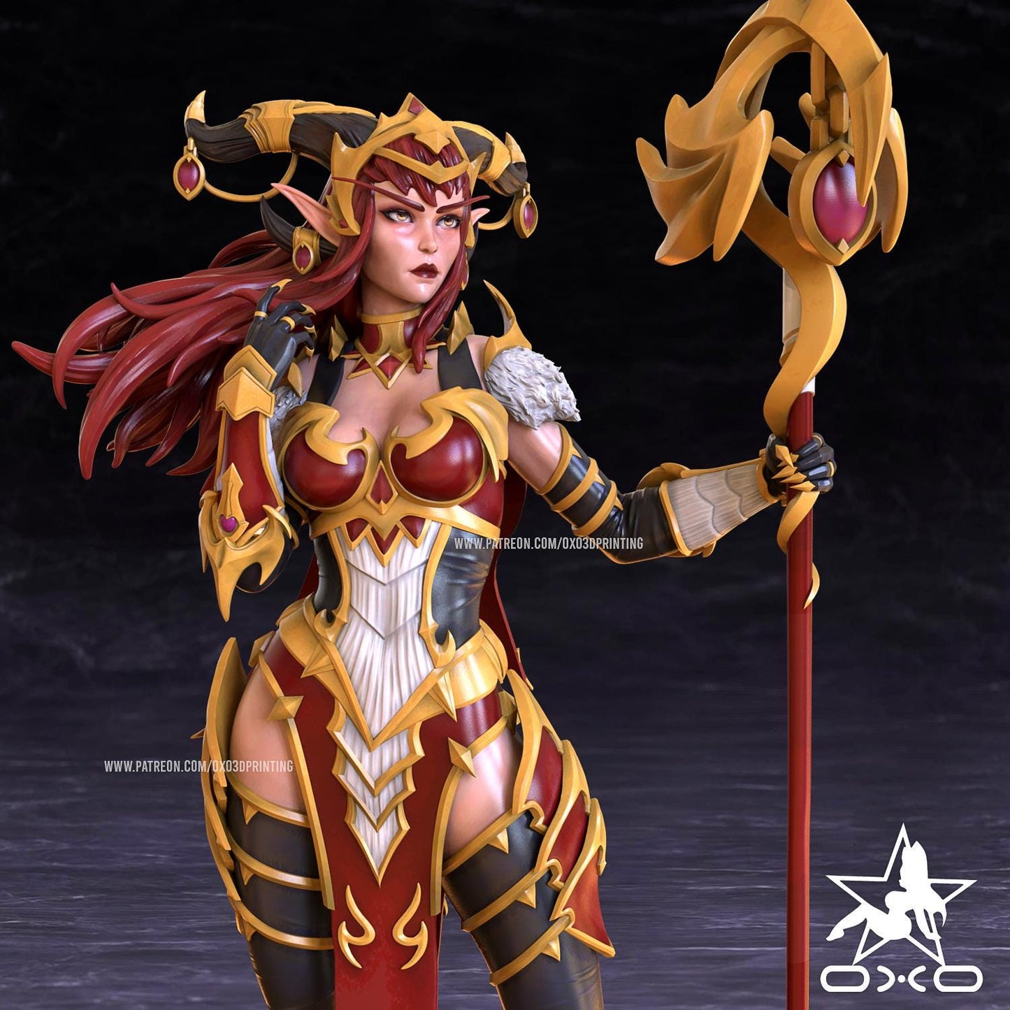 Alexstrasza Statue 3D Printed | Gift For Gamer | Resin Figure | Hand Painted