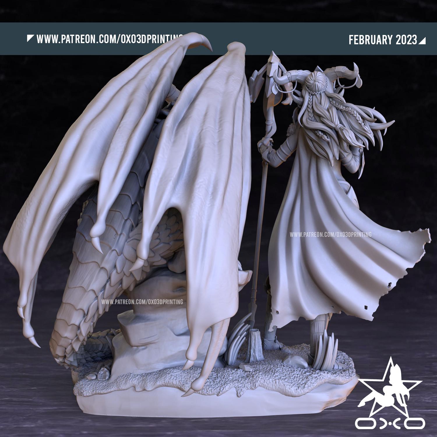 Alexstrasza Statue 3D Printed | Gift For Gamer | Resin Figure | Hand Painted