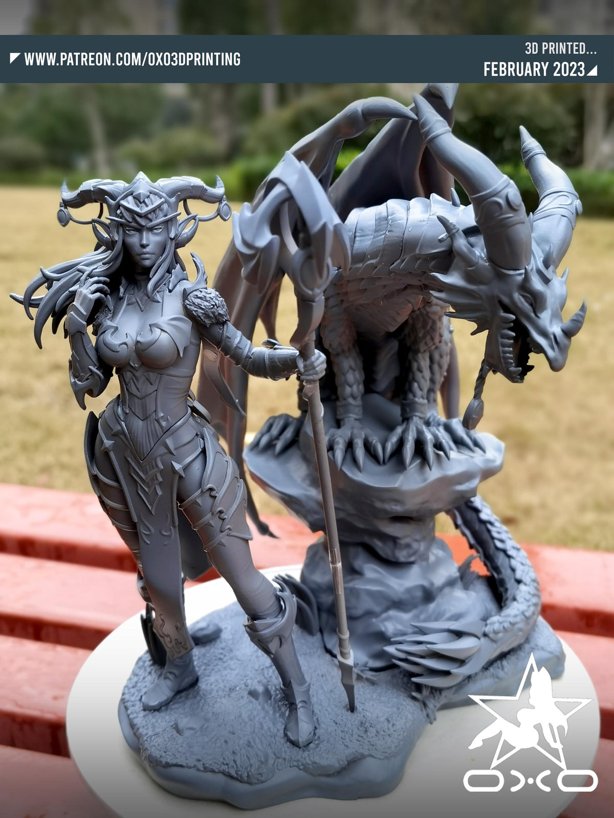 Alexstrasza Statue 3D Printed | Gift For Gamer | Resin Figure | Hand Painted