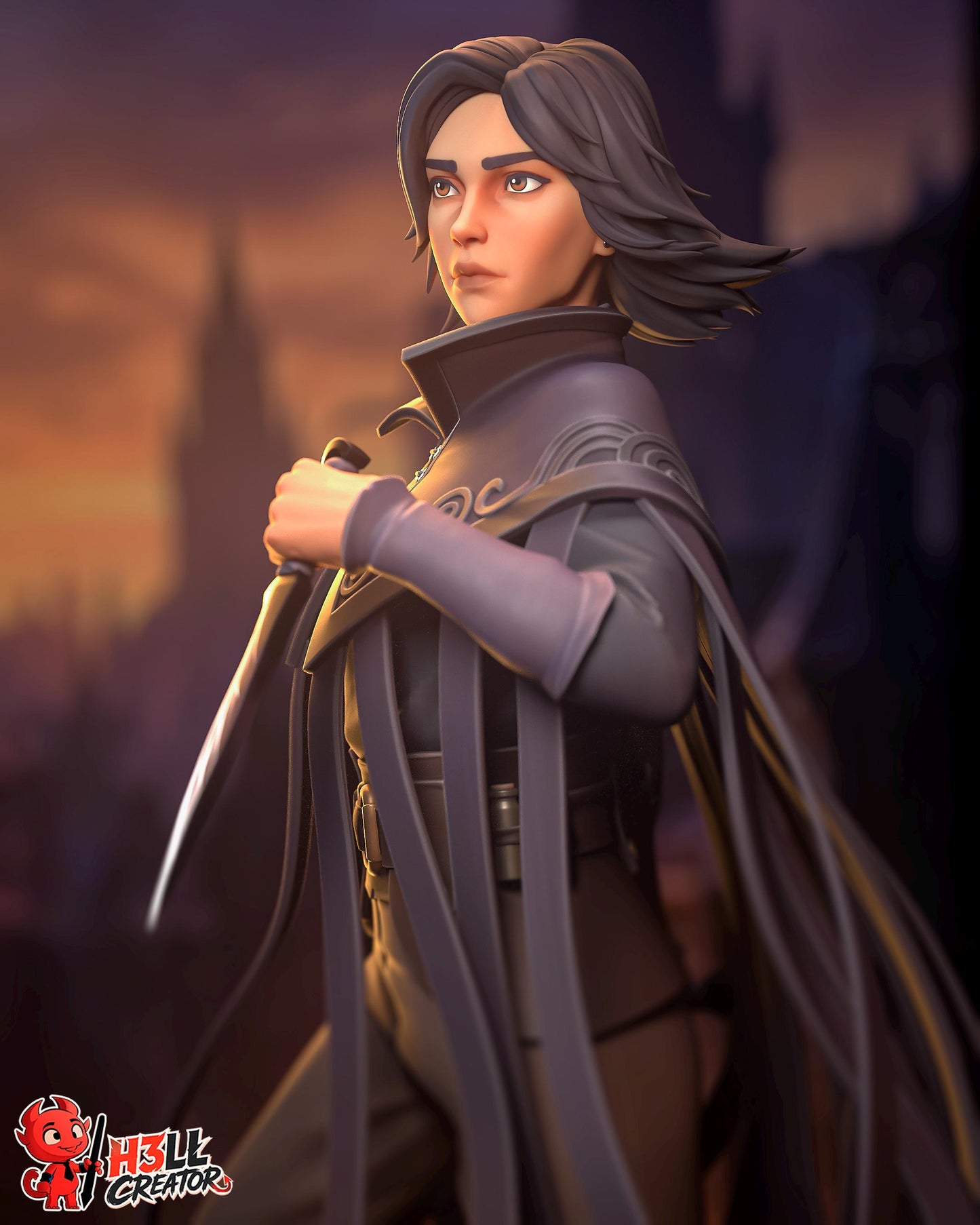 Vin Statue 3D Printed | Gift For Gamer | Resin Figure | Hand Painted