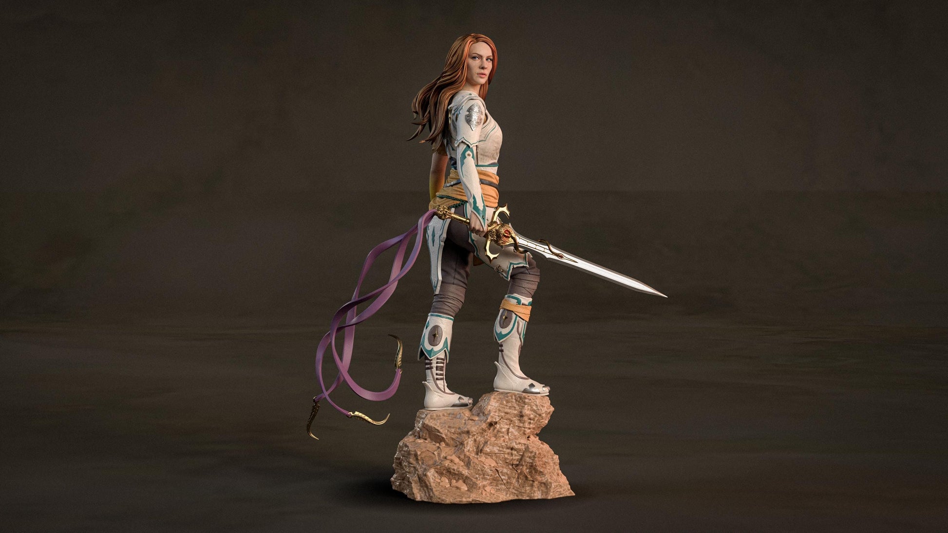 Faye Statue 3D Printed | Gift For Gamer | Resin Figure | Hand Painted