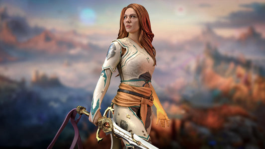 Faye Statue 3D Printed | Gift For Gamer | Resin Figure | Hand Painted