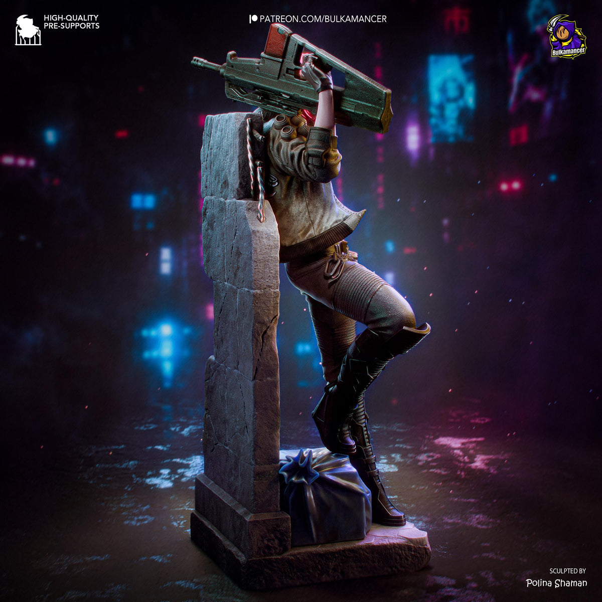Valerie Statue 3D Printed | Gift For Gamer | Resin Figure | Hand Painted