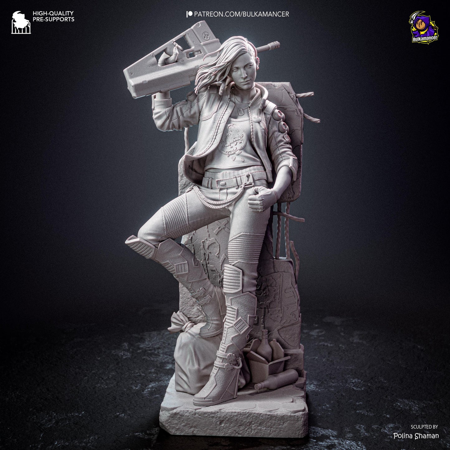 Valerie Statue 3D Printed | Gift For Gamer | Resin Figure | Hand Painted