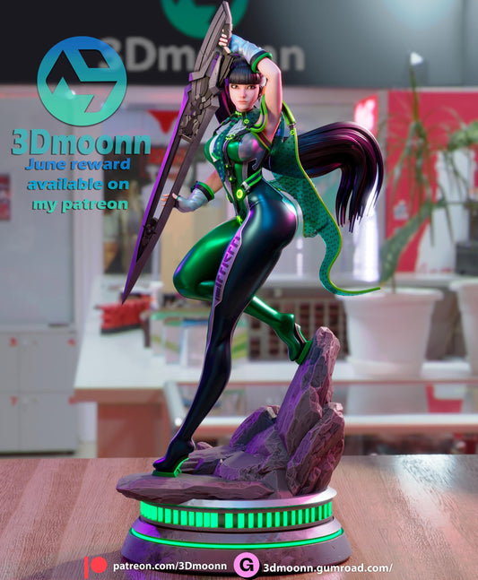 Eve Statue 3D Printed | Gift For Gamer | Resin Figure | Hand Painted