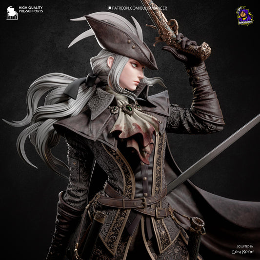 Lady Maria Statue 3D Printed | Gift For Gamer | Resin Figure | Hand Painted