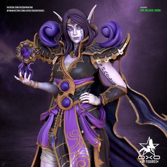 Xal'atath Statue 3D Printed | Gift For Gamer | Resin Figure | Hand Painted