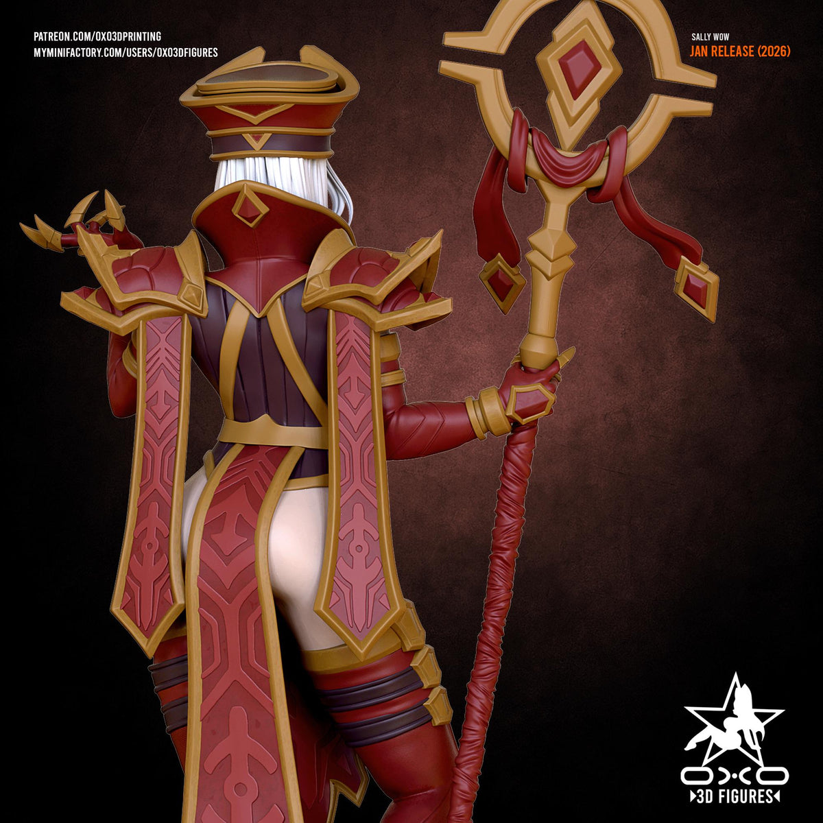 Sally Statue 3D Printed | Gift For Gamer | Resin Figure | Hand Painted