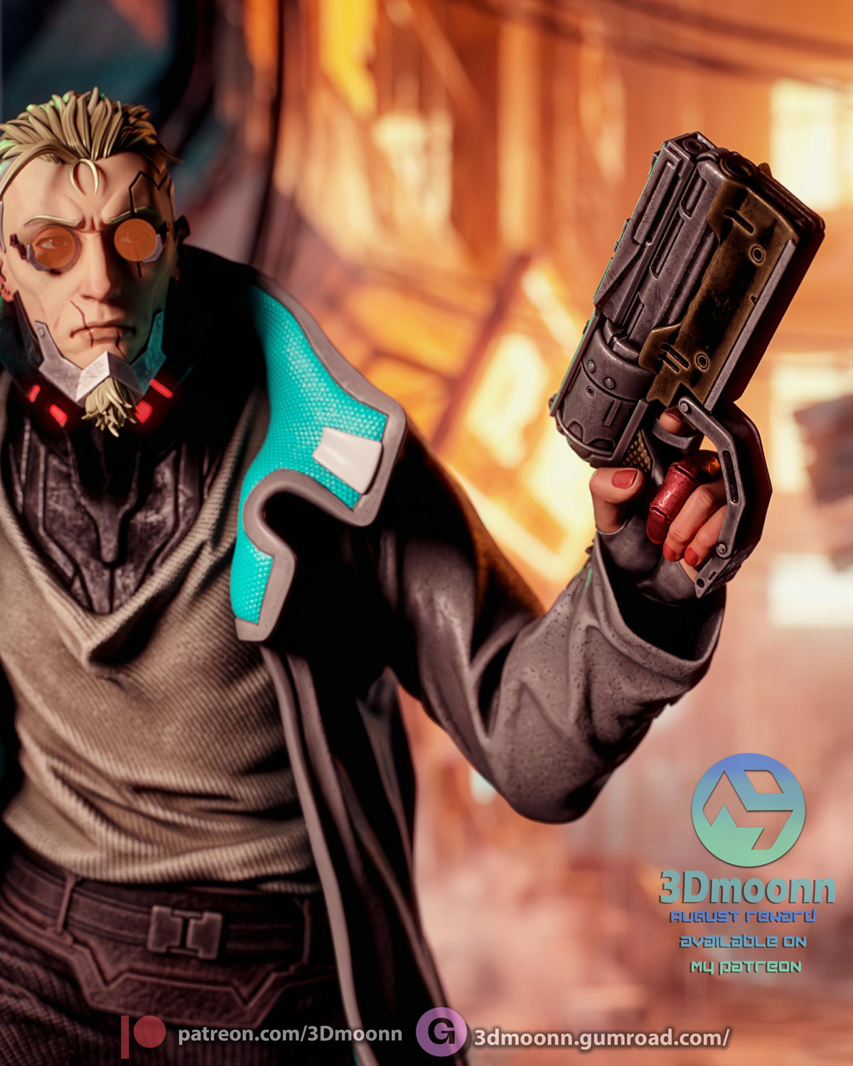 Weak Kingsley Statue 3D Printed | Gift For Gamer | Resin Figure | Hand Painted