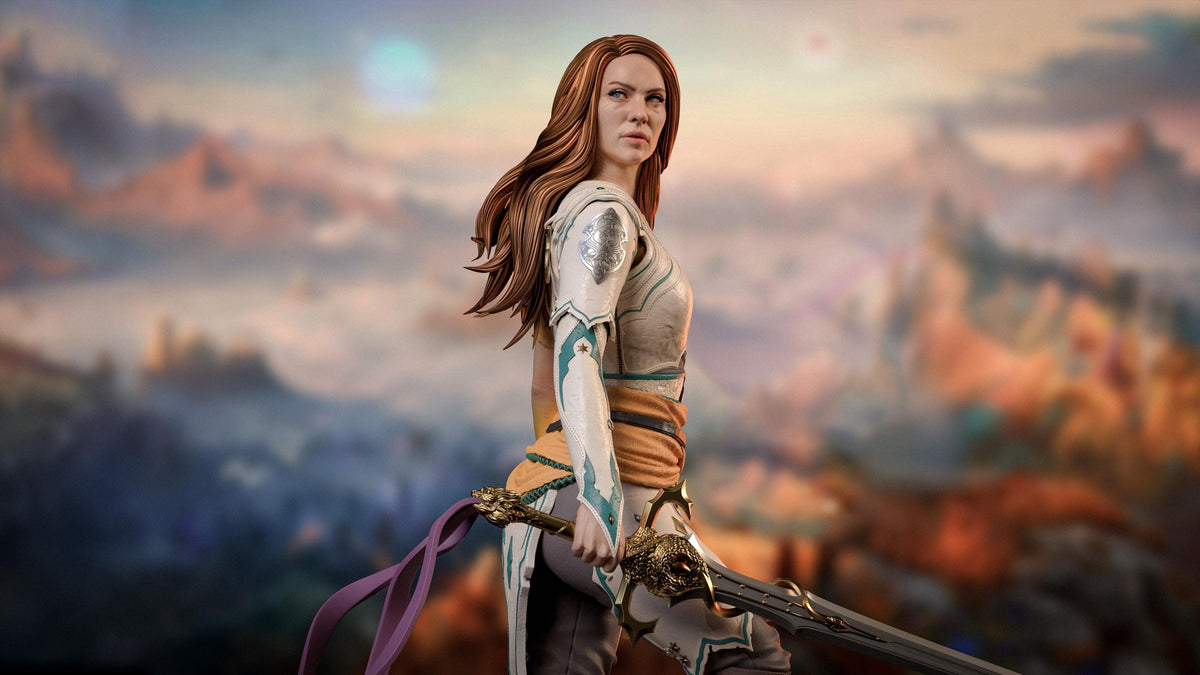 Faye Statue 3D Printed | Gift For Gamer | Resin Figure | Hand Painted