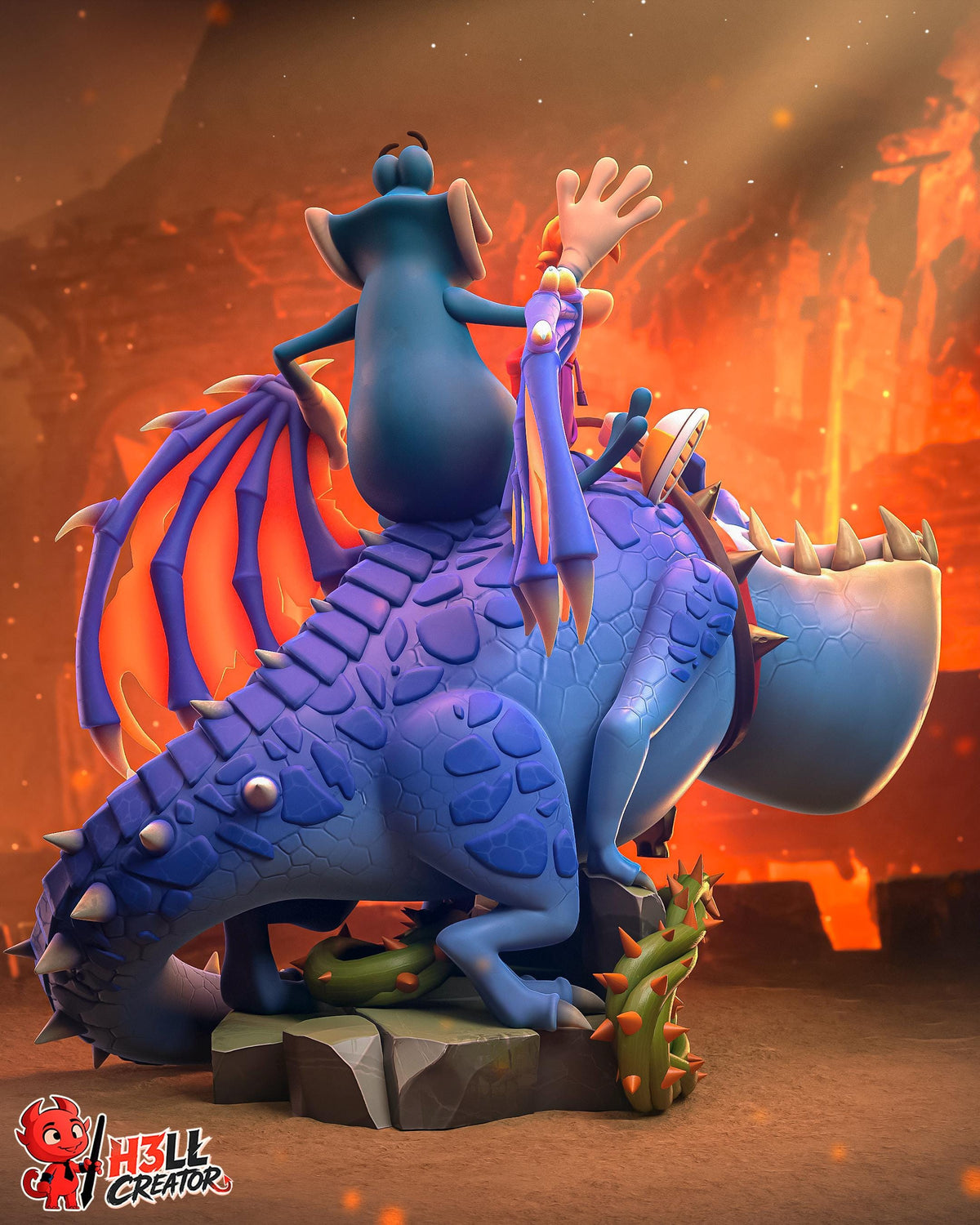 Rayman Statue 3D Printed | Gift For Gamer | Resin Figure | Hand Painted