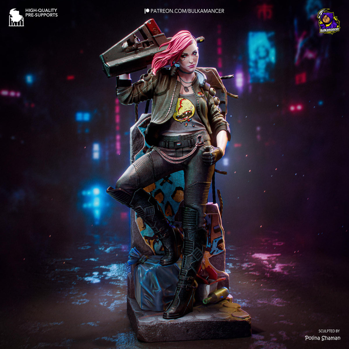 Valerie Statue 3D Printed | Gift For Gamer | Resin Figure | Hand Painted