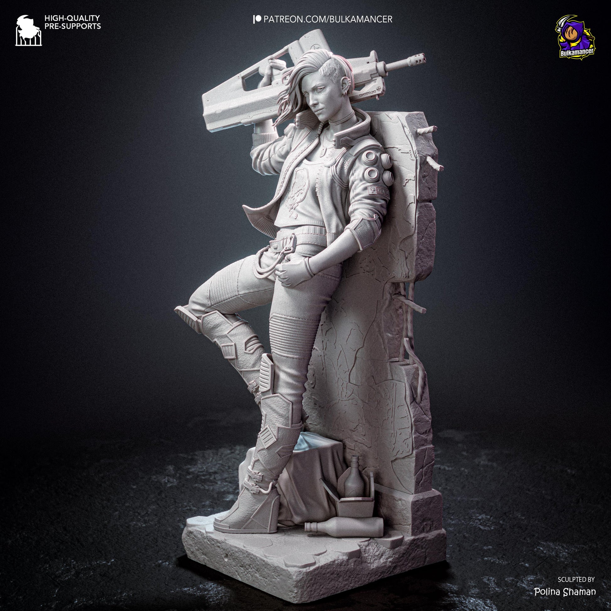 Valerie Statue 3D Printed | Gift For Gamer | Resin Figure | Hand Painted