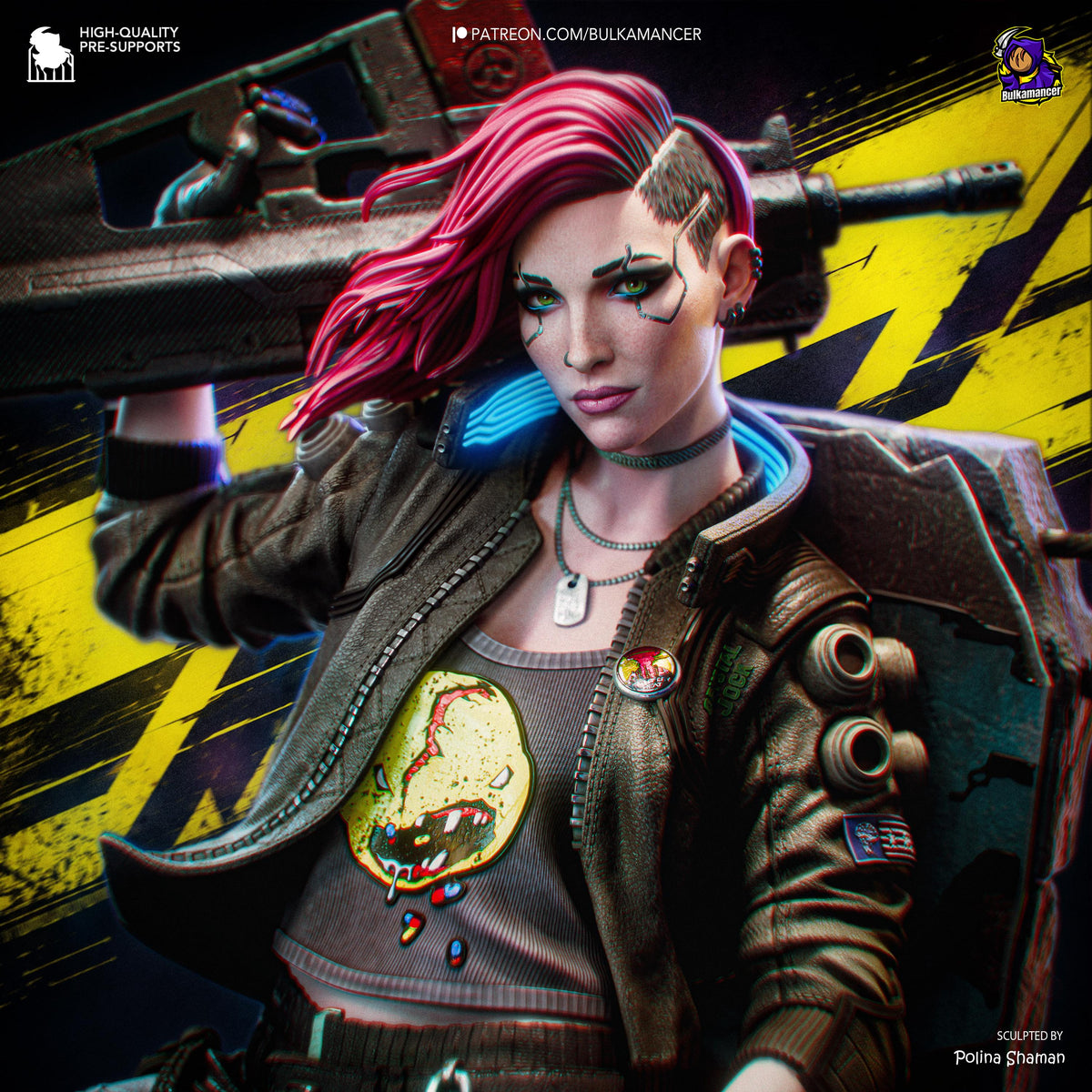 Valerie Statue 3D Printed | Gift For Gamer | Resin Figure | Hand Painted