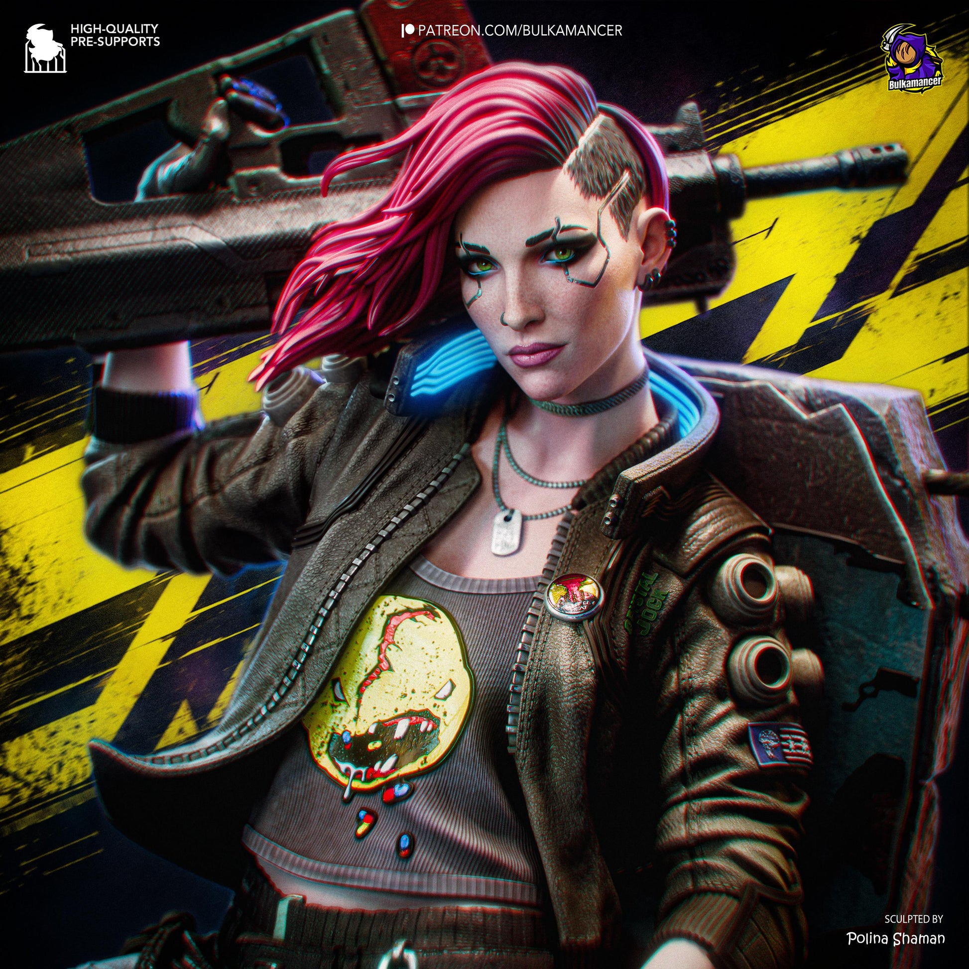 Valerie Statue 3D Printed | Gift For Gamer | Resin Figure | Hand Painted