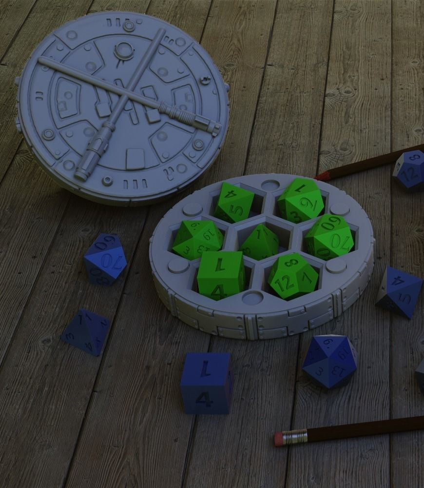 Dice Locker Dice Box | DnD RPG Games | Tabletop | Dice Case | Holder | D20 | Role ...