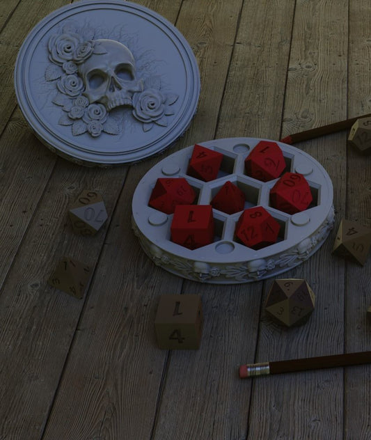 Memento Mori Dice Holder