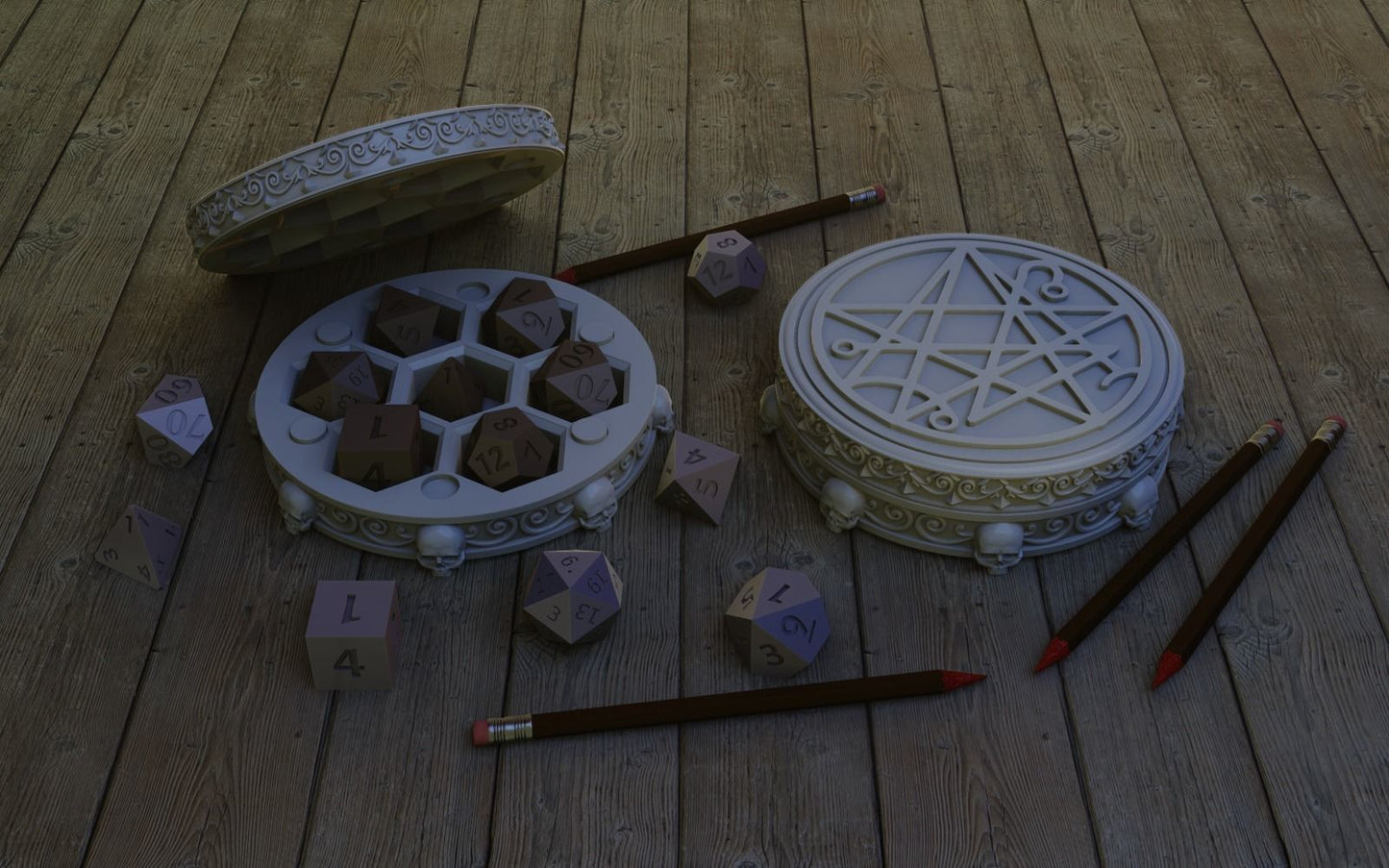 Necronomicon Dice Holder